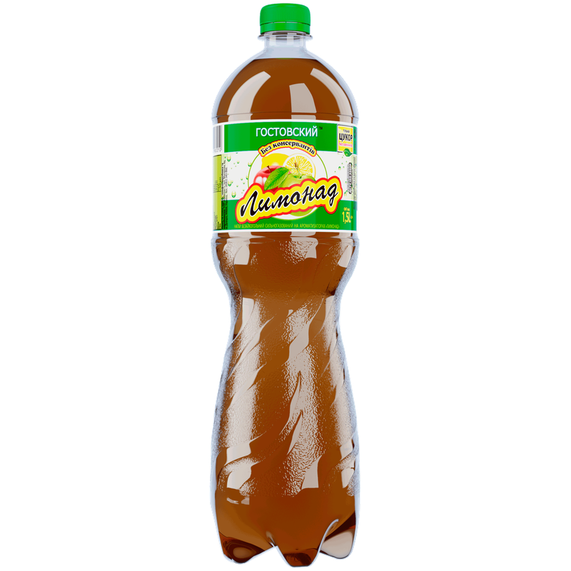 Напій безалкогольний лимонад ГОСТОВСЬКИЙ, 1,5 л